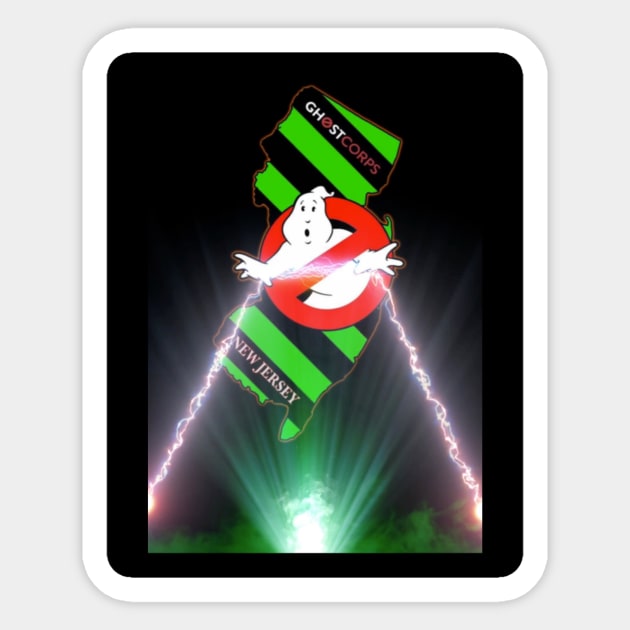 GCNJ wrangled logo Sticker by GCNJ- Ghostbusters New Jersey